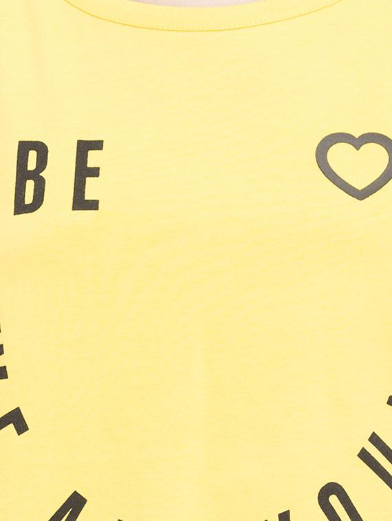 yellow quirky text tee - 15015019 - Zoom Image - 4