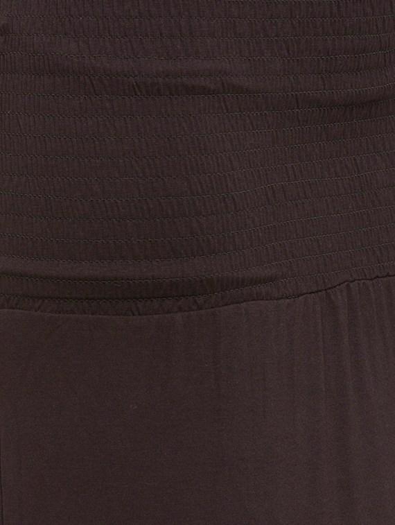 black solid straight skirt - 15015050 - Zoom Image - 5