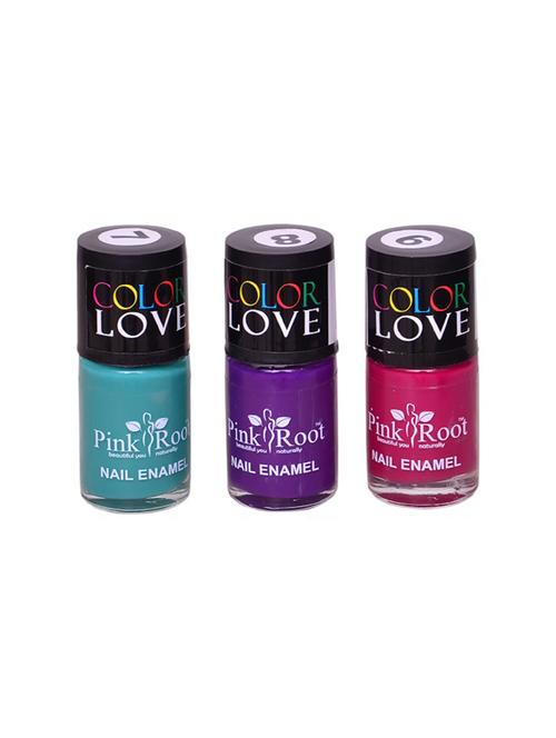 PINK ROOT NAIL PAINTS NO.7,8,9 PACK OF 3 - 15015182 - Standard Image - 1