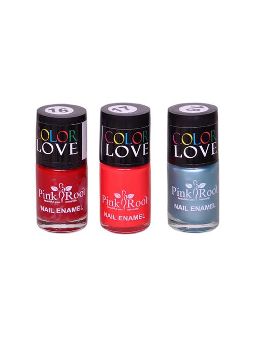 PINK ROOT NAIL PAINTS NO.16,17,18 PACK OF 3 - 15015185 - Standard Image - 1