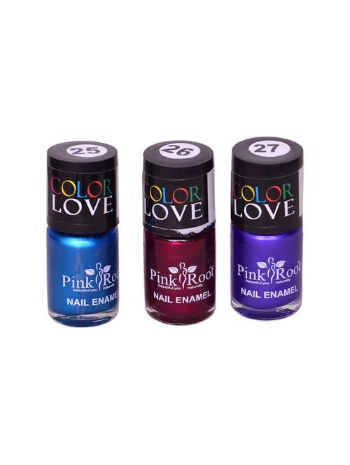 PINK ROOT NAIL PAINTS PACK OF 3 - 15015188 - Standard Image - 1