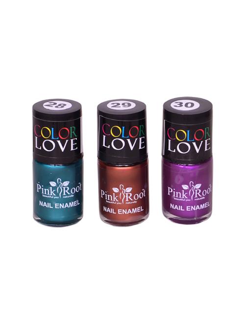 PINK ROOT NAIL PAINTS NO PACK OF 3 - 15015189 - Standard Image - 1
