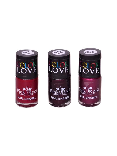 PINK ROOT NAIL PAINTS NO.31,32,33 PACK OF 3 - 15015190 - Standard Image - 1