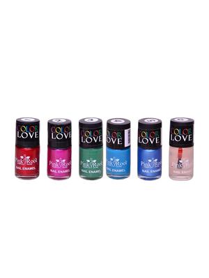 PINK ROOT NAIL PAINTS PACK OF 6 - 15015196 - Standard Image - 1