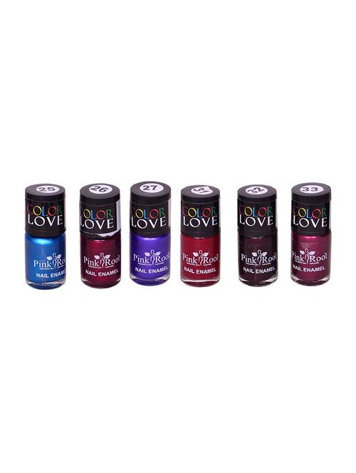 PINK ROOT NAIL PAINTS PACK OF 6 - 15015203 - Standard Image - 1