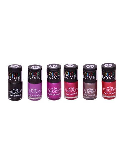 PINK ROOT NAIL PAINTS PACK OF 6 - 15015204 - Standard Image - 1