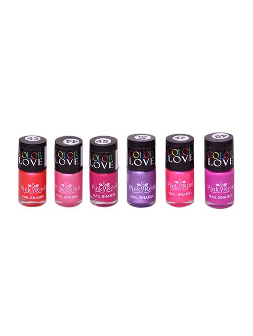 PINK ROOT NAIL PAINTS PACK OF 6 - 15015206 - Standard Image - 1