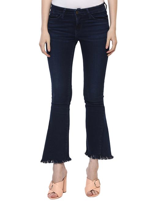 Frayed hem boot cut jeans - 15015896 - Standard Image - 1