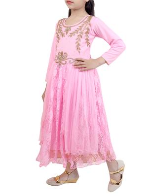 pink net party gown - 15015997 - Standard Image - 2