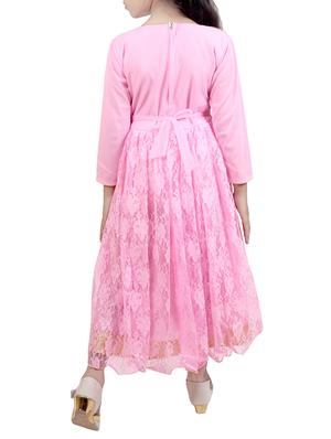 pink net party gown - 15015997 - Standard Image - 3