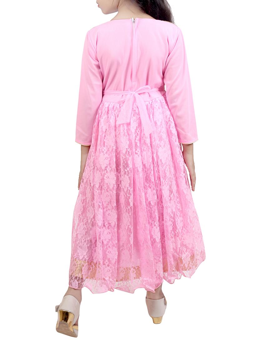 pink net party gown - 15015997 - Zoom Image - 3