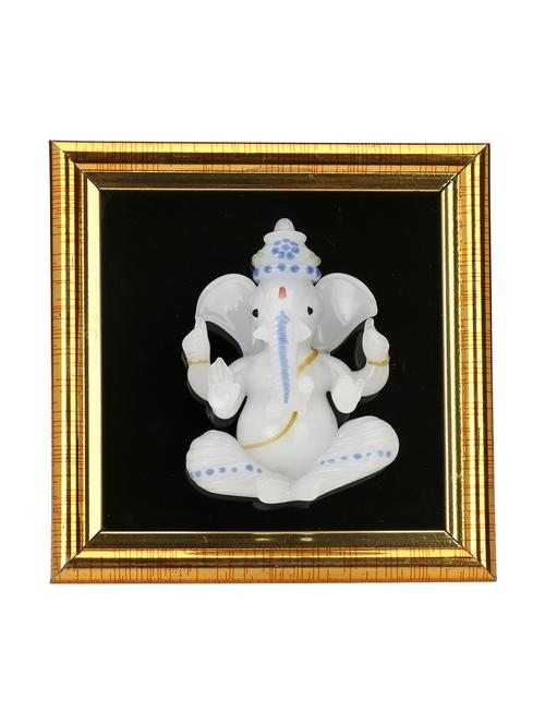 Devotional Ganesha Frame Showpiece Ttabletop And Wall Hanging - 15016210 - Standard Image - 1