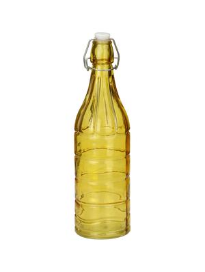 Yellow Designer Glass Bottle - 15016220 - Standard Image - 1