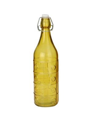 Yellow Designer Glass Bottle - 15016222 - Standard Image - 1