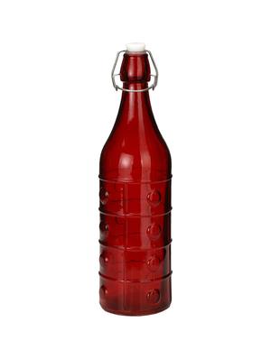 Red Designer Glass Bottle - 15016225 - Standard Image - 1