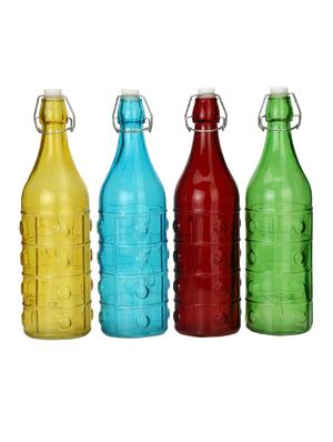Set of 4 Designer Glass Bottle - 15016227 - Standard Image - 1
