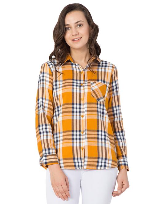 pocket patch checkered shirt - 15016253 - Very Small Image - 1