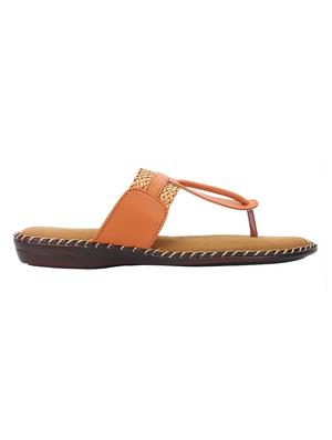 tan faux leather slippers - 15016416 - Standard Image - 2