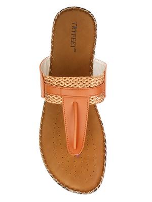 tan faux leather slippers - 15016416 - Standard Image - 4