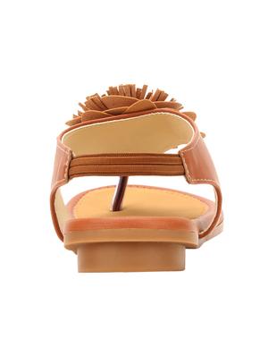 tan back strap sandal - 15016420 - Standard Image - 3
