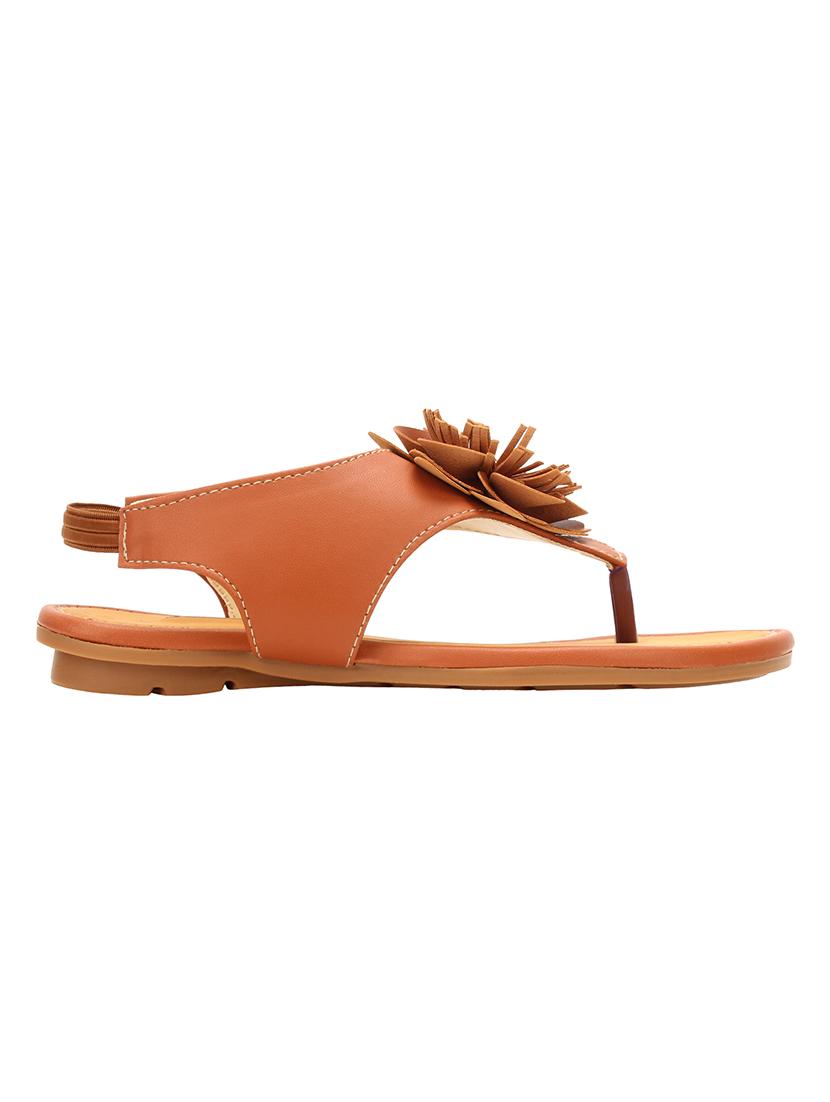 tan back strap sandal - 15016420 - Zoom Image - 2