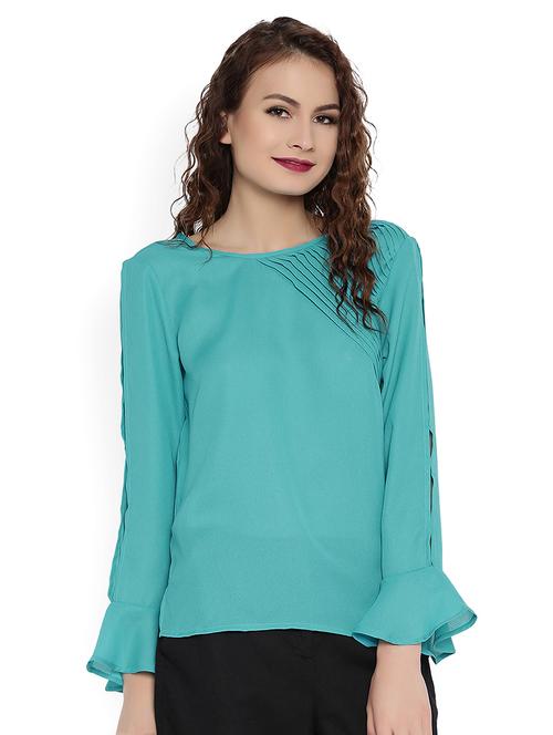 blue solid top - 15016494 - Very Small Image - 1