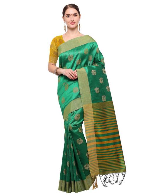 Conversational tussar silk saree with blouse - 15016952 - Standard Image - 1