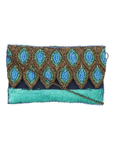 multi colored cotton clutch - 15017107 - Very Small Image - 1