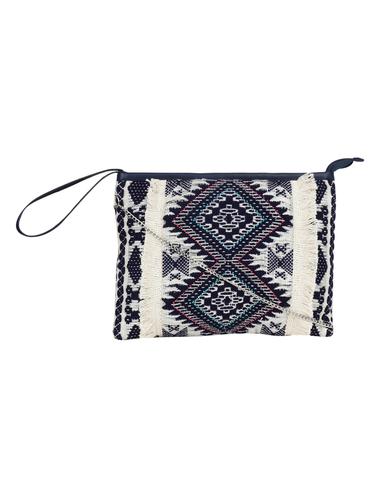 blue cotton regular sling bag - 15017118 - Very Small Image - 1