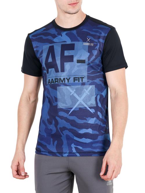 blue polyester tshirt - 15017669 - Standard Image - 1