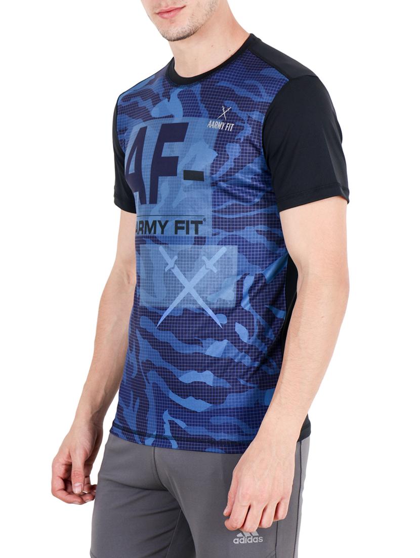 blue polyester tshirt - 15017669 - Zoom Image - 2
