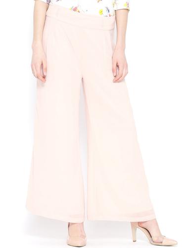 pink solid palazzo - 15017875 - Very Small Image - 1