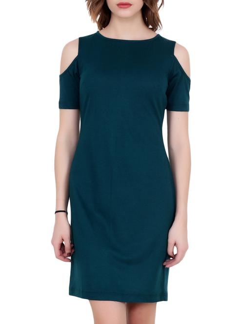solid green sheath dress - 15017963 - Standard Image - 1