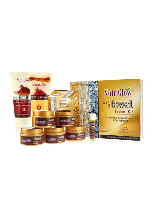 3 in 1 Jewel Facial Kit (250+10)g with Bleach - 15017969 - Standard Image - 1