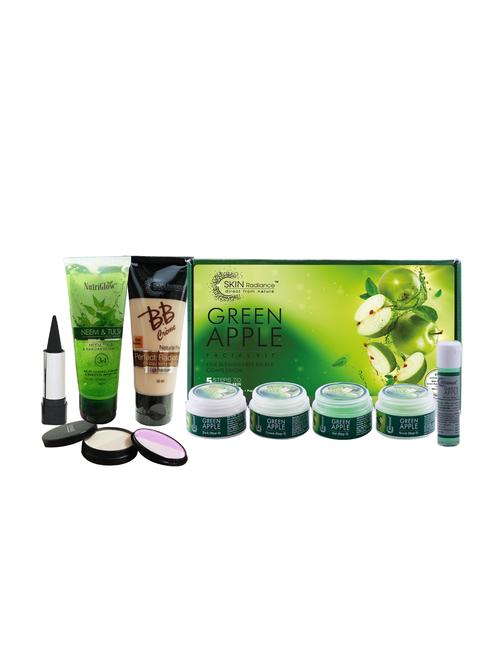 Green Apple Facial Kit (250+10)g with Makeup - 15017978 - Standard Image - 1