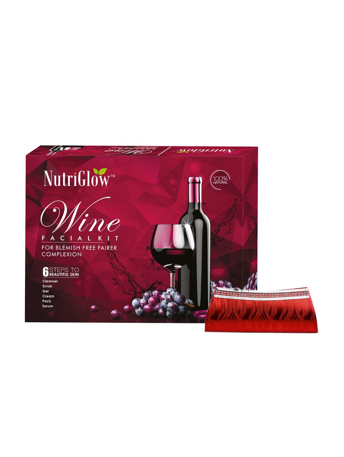Wine Facial Kit (250+10)g with Clutch Free - 15017991 - Zoom Image - 1