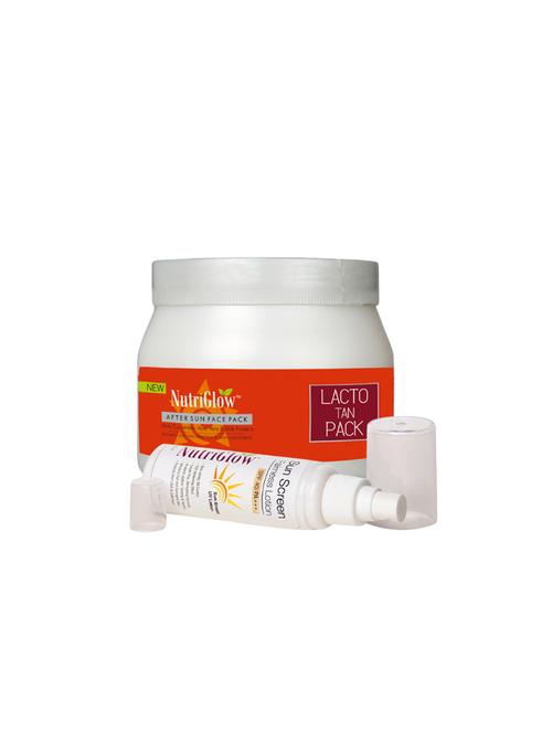 Lacto Tan Fce Pack New (500 g) with Sunscreen Lotion SPF 40 (120 ml) Free - 15018004 - Standard Image - 1