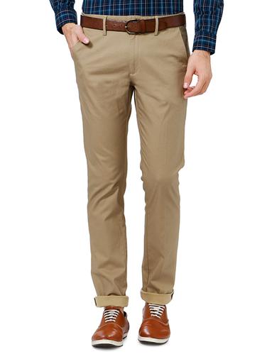 brown cotton chinos - 15018143 - Very Small Image - 1