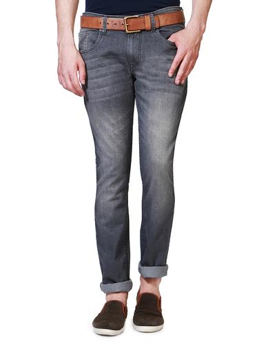 grey cotton washed jeans - 15018171 - Very Small Image - 1