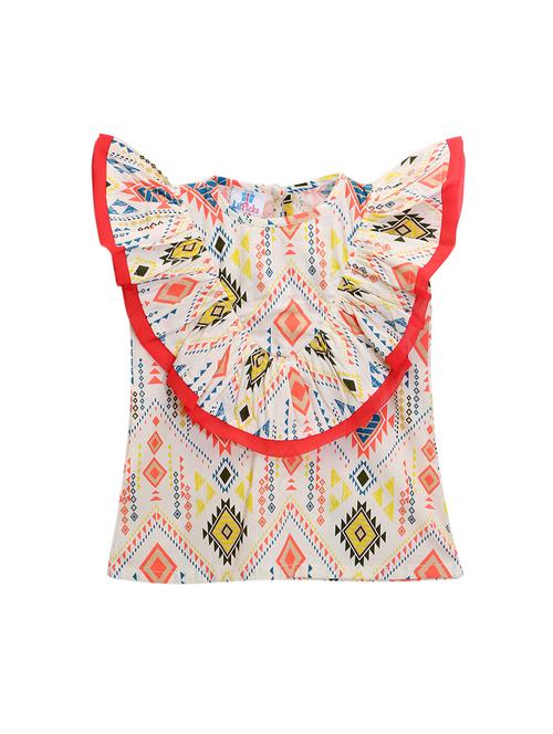 multi colored cotton top - 15018463 - Standard Image - 1