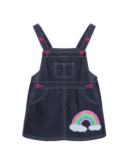 blue cotton dungaree - 15018469 - Very Small Image - 1