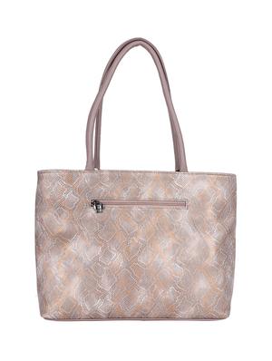 beige leatherette regular handbag - 15018559 - Standard Image - 2