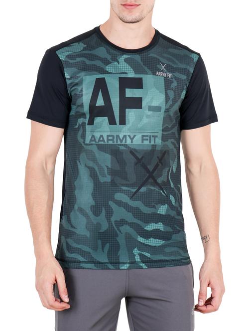 green polyester tshirt - 15018634 - Standard Image - 1