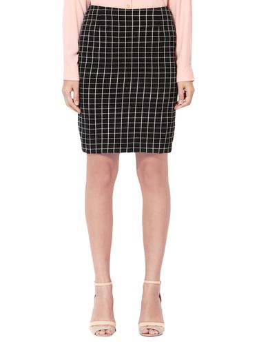 black checkered pencil skirt - 15018650 - Very Small Image - 1