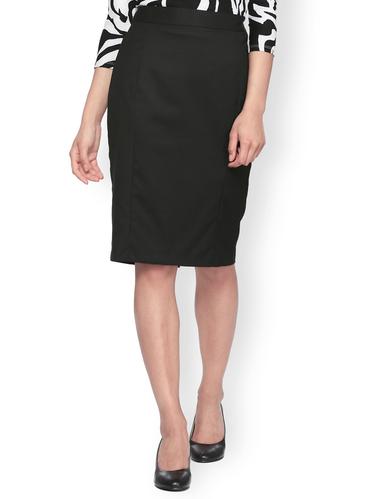 black solid pencil skirt - 15018660 - Very Small Image - 1