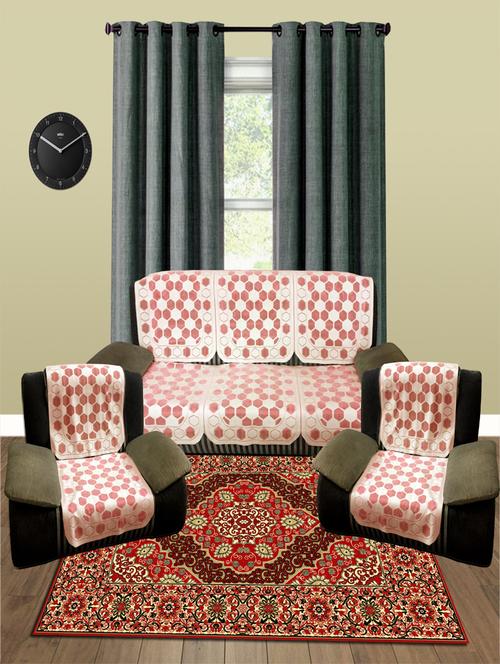 5 Seater Sofa Cover Set -10 Pieces - 15018911 - Standard Image - 1