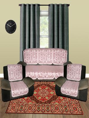 5 Seater Sofa Cover Set -10 Pieces - 15018914 - Standard Image - 1