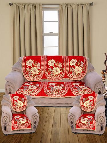 5 Seater Chenille sofa covers - 15018915 - Very Small Image - 1