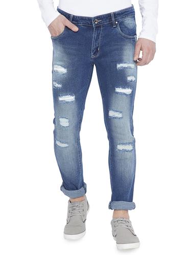 blue denim ripped jeans - 15018985 - Very Small Image - 1