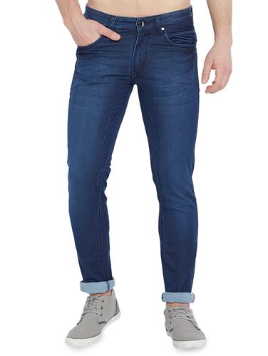 blue denim washed jeans - 15018990 - Very Small Image - 1